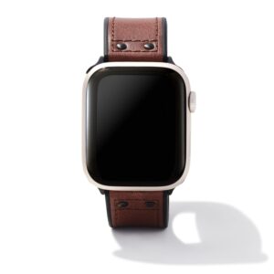 Cade Leather Watch Band in Brown